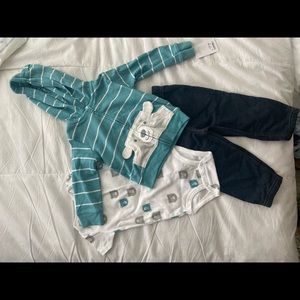 Just one you 12 month 3 piece teddy bear set